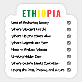 Ethiopia Sticker